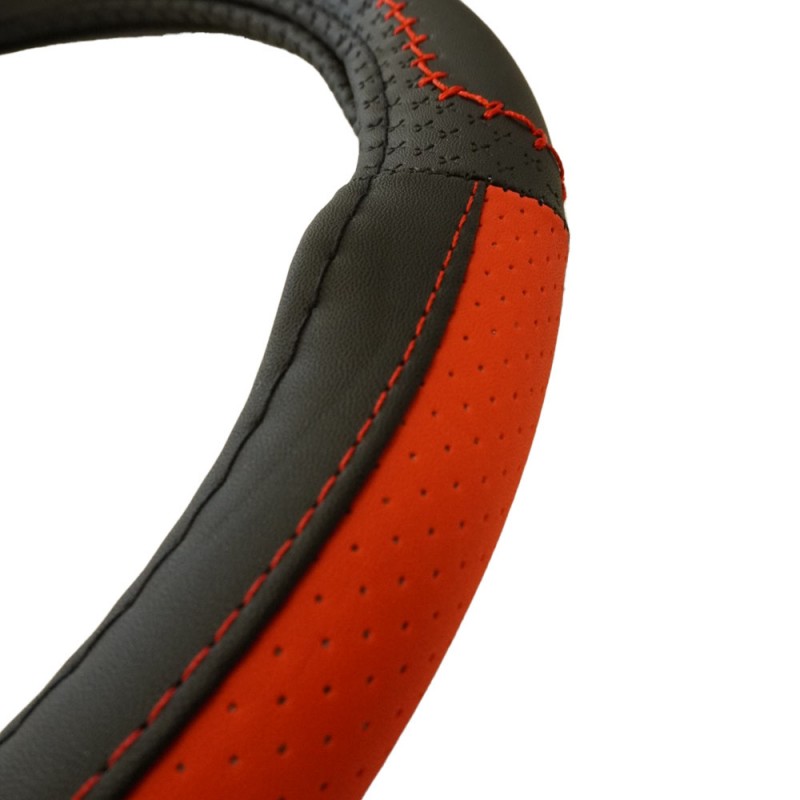 Husa Volan Piele Ecologica Rosu 37- 39 Cm Umbrella