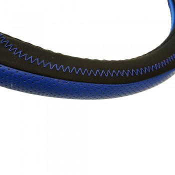 Husa Volan Piele Ecologica Albastru 37- 39 Cm Umbrella