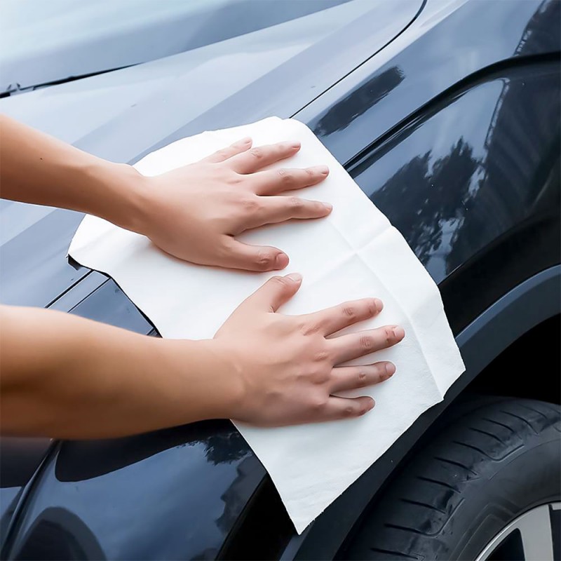 Super Laveta Auto Microfibra Alba 30X40 Cm (Set 2 Bucati)