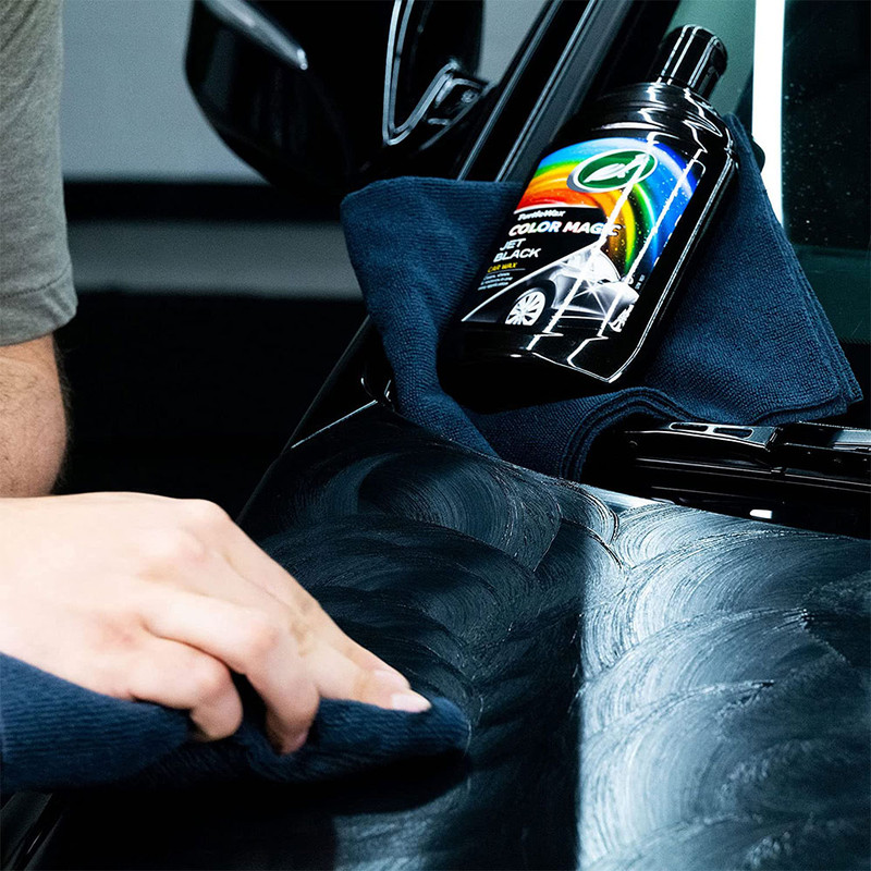 Pasta Polish 3 In 1 Color Magic Jet Black Wax 500Ml Turtle Wax