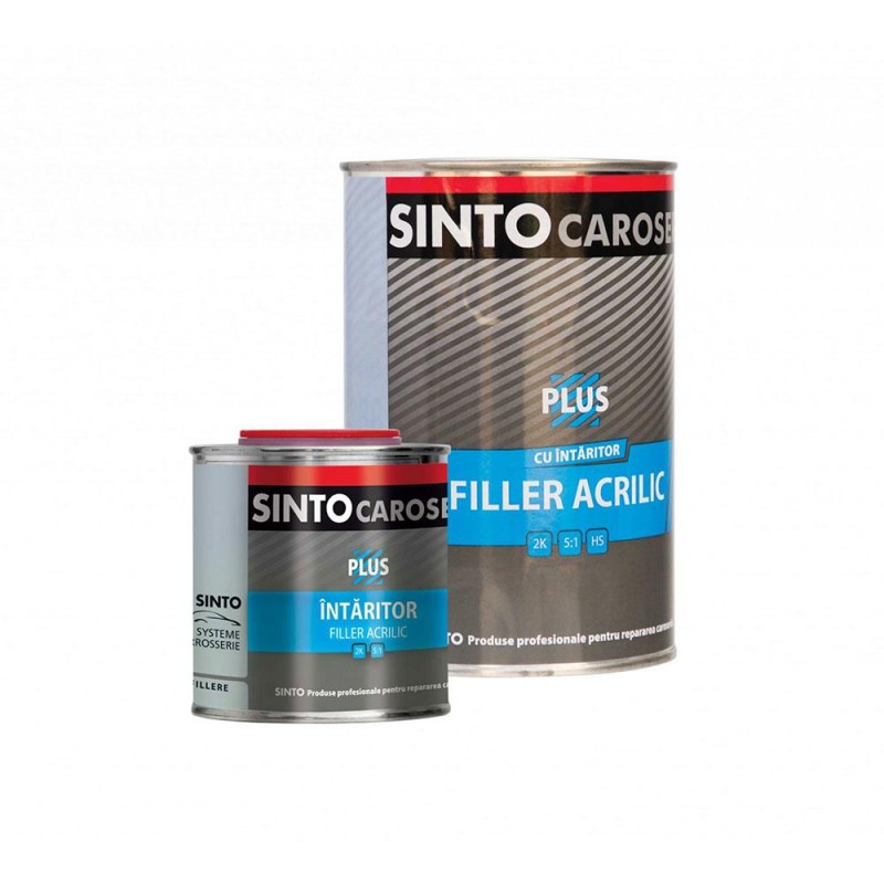 Filler Acrilic Plus 5:1 Cu Intaritor, Alb (0.75L + 0.15L) Sinto
