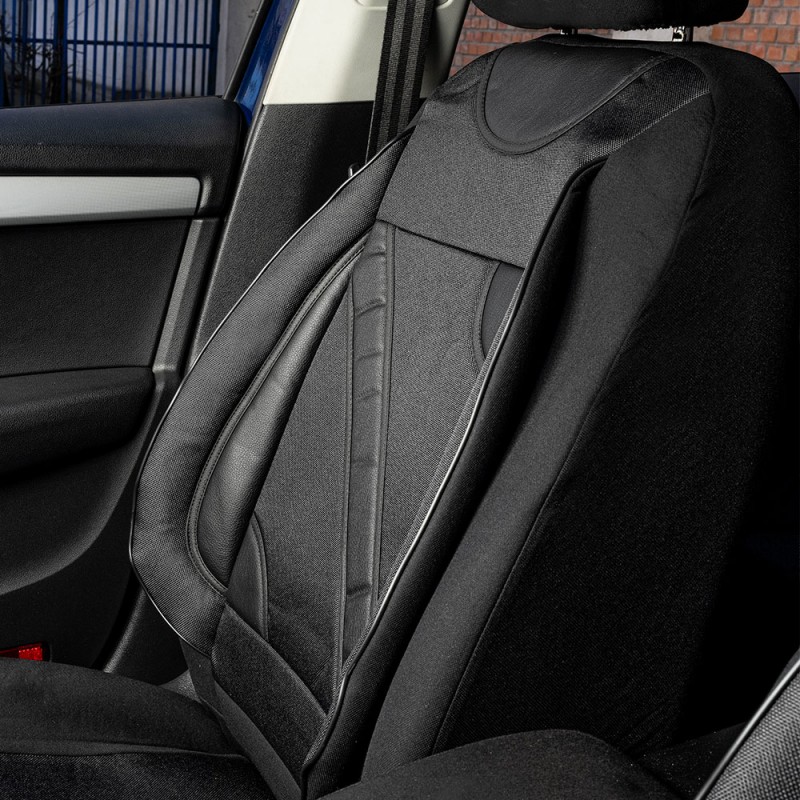 Set Huse Scaun Nero Negru