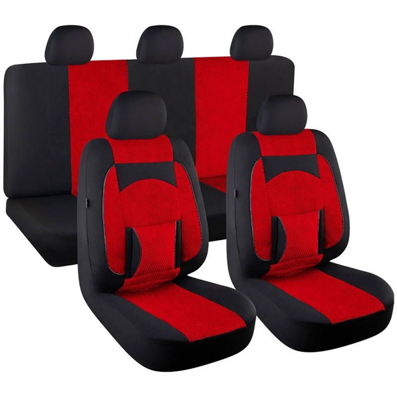 Set Huse Scaun Comfort Rosu