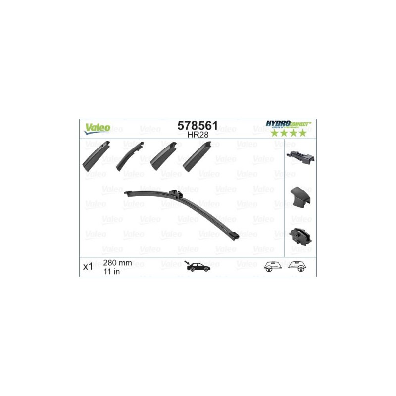 Stergator Valeo Hydroconnect Hf-Hr 280 Mm