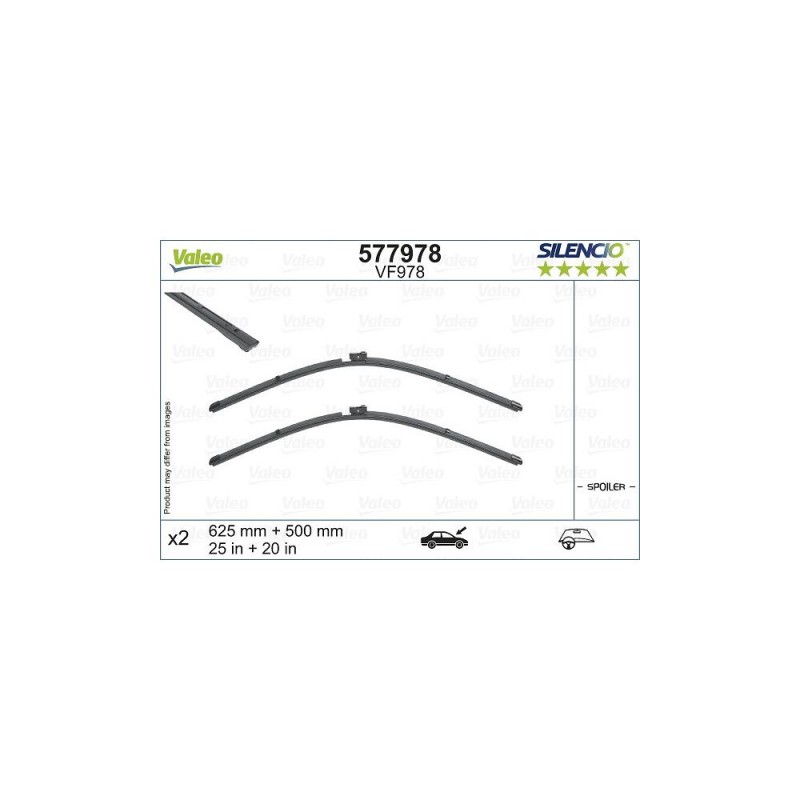 Set Lamele Stergator Parbriz 625/500 Mm