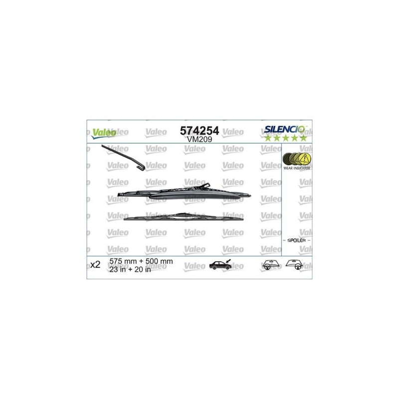 Set Lamele Stergator Parbriz 575/500 Mm