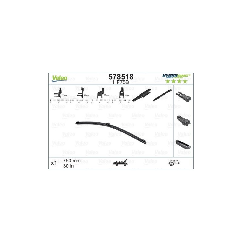 Stergator Parbriz 750 Mm