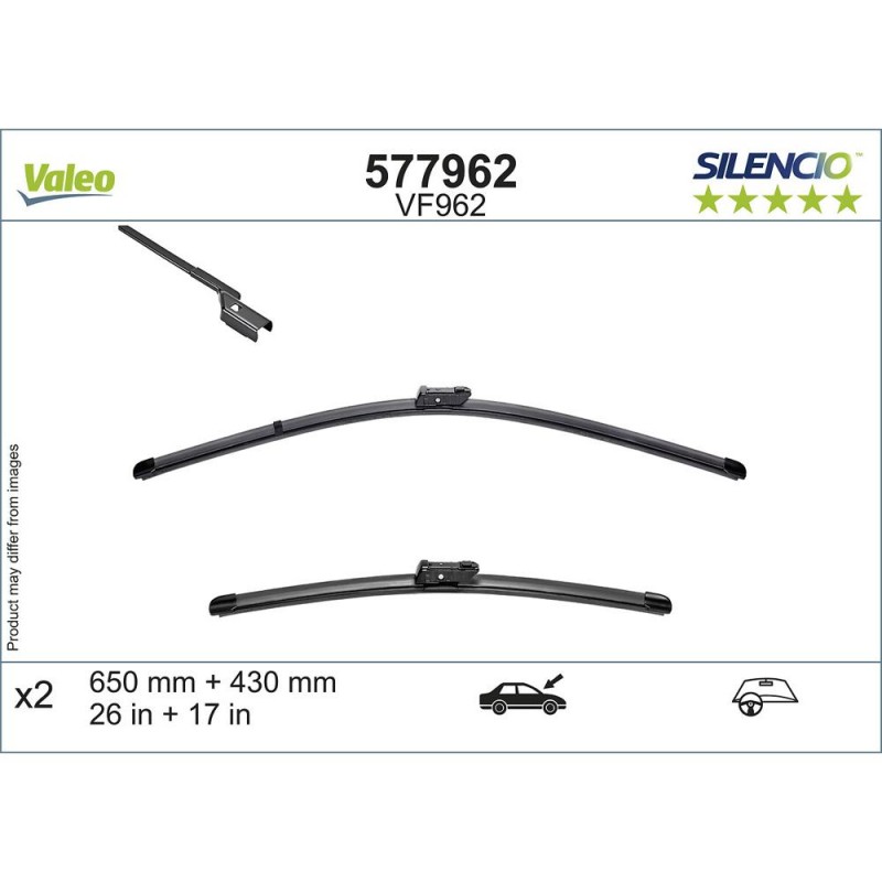 Set Stergatoare Valeo Silencio Fb Oe 650/430 Mm Vf962
