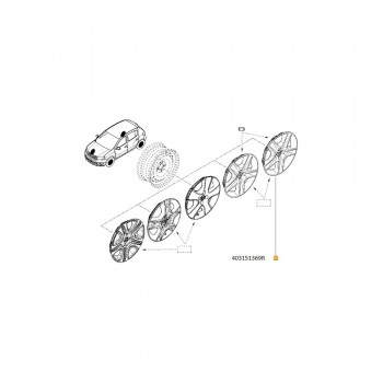 Capac Roata 16` Logan Ii/Sandero Ii