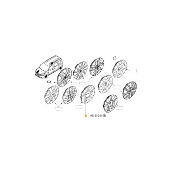 Capac Roata Tabla 15''