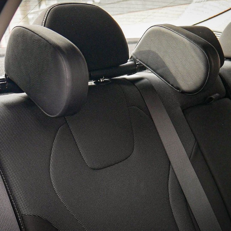 Suport Tetiera Auto Reglabil-Piele Ecologica Neagra