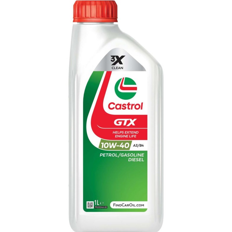Castrol Gtx Ultraclean 10W-40 A3/B4- 1L