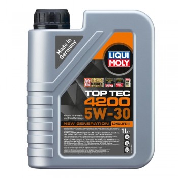 Liqui Moly Top Tec 4200 5W-30- Vw 504 00/507 00 (3706)- 1L