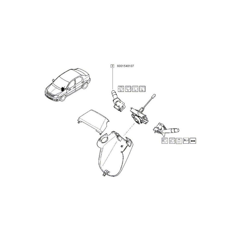 Maneta Comutator Stergatoare