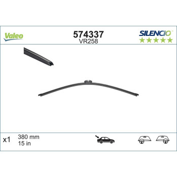 Stergator Luneta Valeo Silencio Flat 380 Mm Vr258