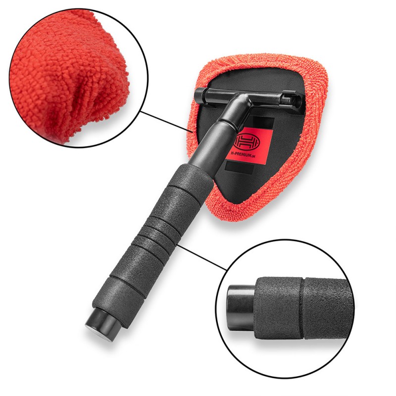 Curatitor Parbriz Premium Aluminiu Extensibil 33-50Cm Cu Microfibra