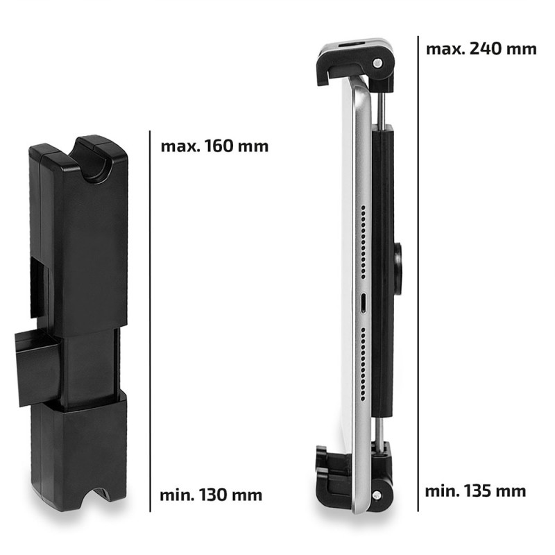 Suport Auto Flexibil Premium Pentru Tableta Cu Prindere In Tetiera