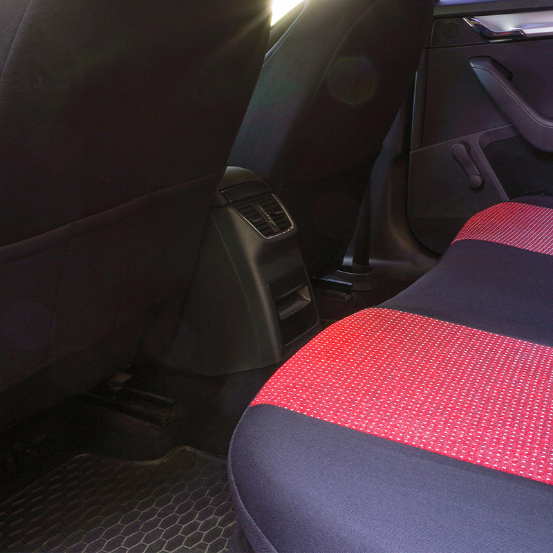 Set Huse Scaun Racing Rosu