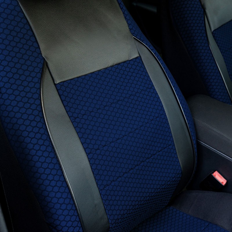 Set Huse Scaun Elegance Albastru