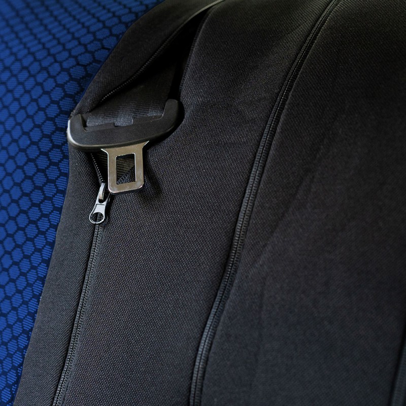 Set Huse Scaun Elegance Albastru