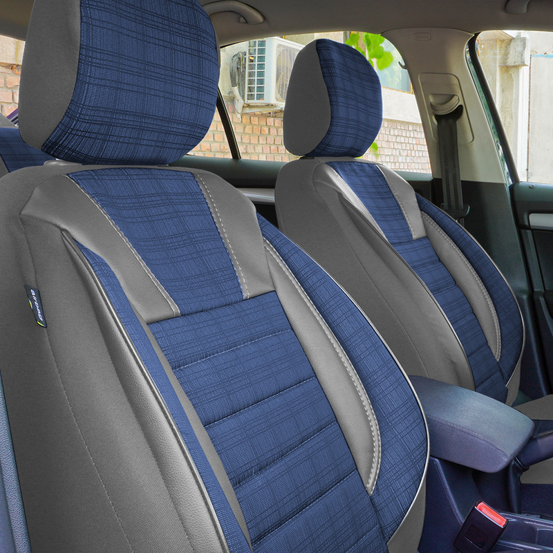 Set Huse Scaun Luxury Albastru