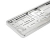 Suport Numar Inmatriculare Mega Drive Metalizat Silver 1 Buc