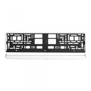 Suport Numar Inmatriculare Mega Drive Silver 1 Buc