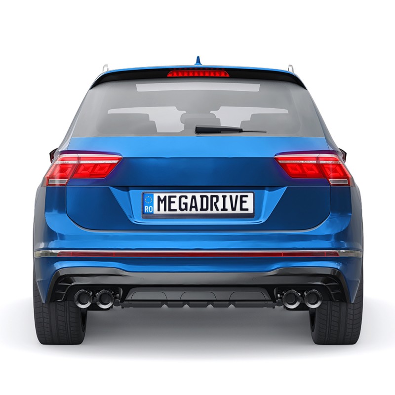 Suport Numar Inmatriculare Mega Drive Carbon 1 Buc