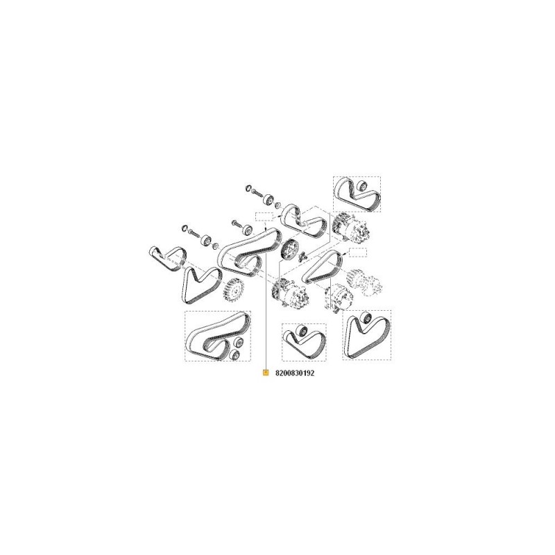 Curea Transmisie 1.2 16V - Ps 8200830192