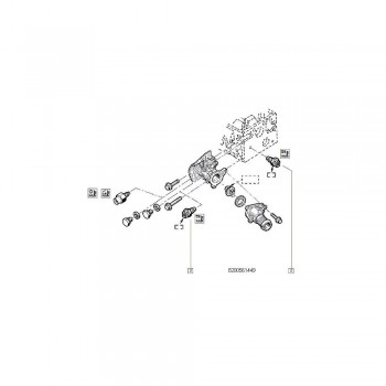Senzor Captor Temperatura Lichid Racire 1.4/1.6 226306024R