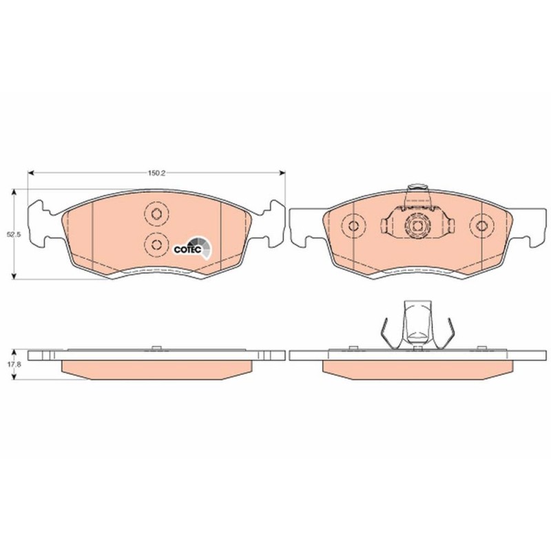 Set Placute Frana Fata Gdb1749