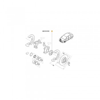 Butuc Roata Fata 1.4/1.6 6001547685
