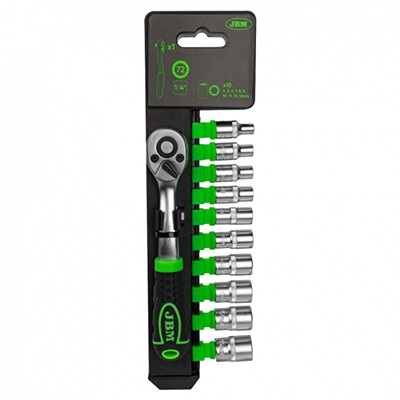 Clichet Cu 72 Dinti 1/4` Cu Set Tubulare 12 Fete Jbm