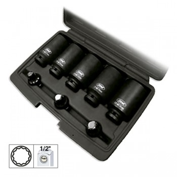 Set De 8 Tubulare Si Capete Xzn 1/2`De Impact Jbm