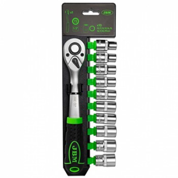 Clichet Cu 72 Dinti 1/2` Cu Set Tubulare 12 Fete Jbm