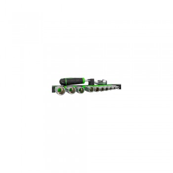 Clichet Cu 72 Dinti 1/4` Cu Set Tubulare Hexagonale Jbm