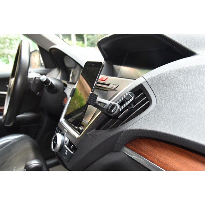 Suport Telefon Auto Extensibil 55-83Mm Cu Prindere In Grila De Ventilatie