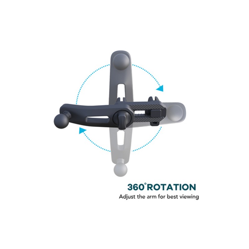 Suport Telefon Magnetic Auto Cu Fixare In Grila De Ventilatie Si Brat Reglabil