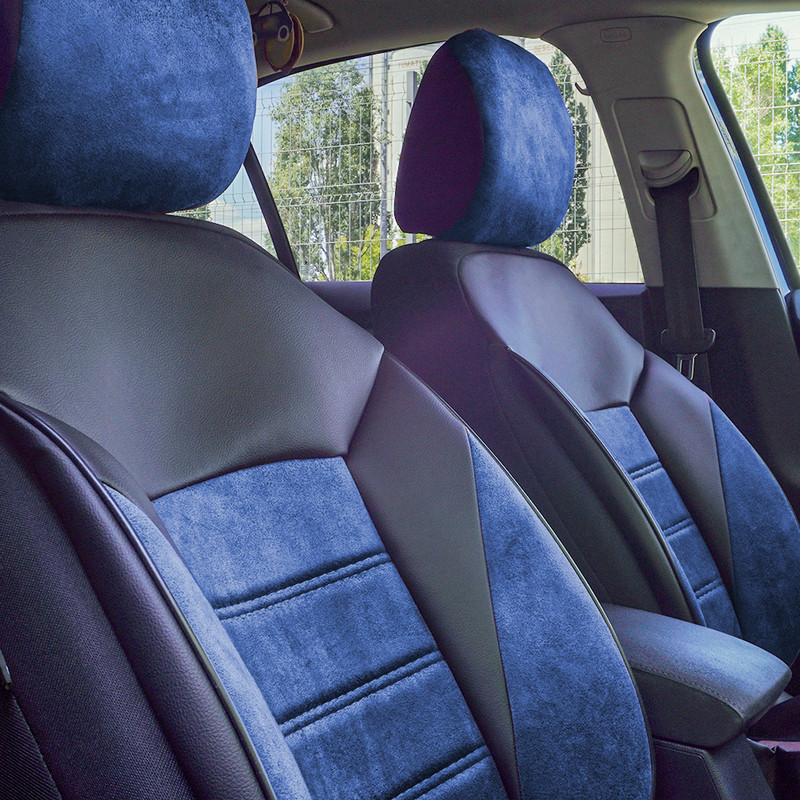 Set Huse Scaun Diamond Albastru