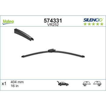 Stergator Luneta Valeo Silencio Flat 405 Mm Vr252