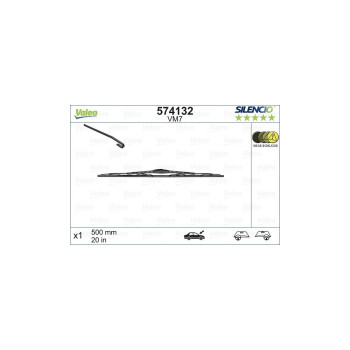 Stergator Valeo Silencio Conventional Performance 500 Mm Vm7