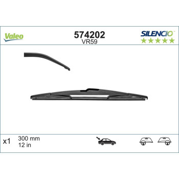 Stergator Luneta Valeo Silencio Conventional 300 Mm Vr59