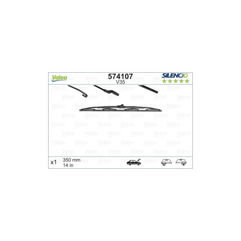 Stergator Valeo Silencio Conventional Standard 350 Mm V35