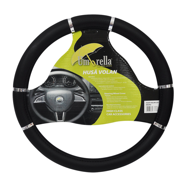 Husa Volan Lux Negru37-39 Cm