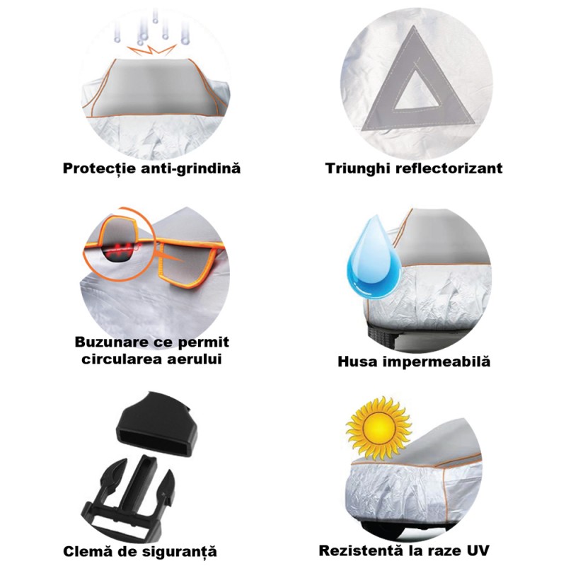 Husa Exterior Anti-Grindina 430X160X120 Cm M