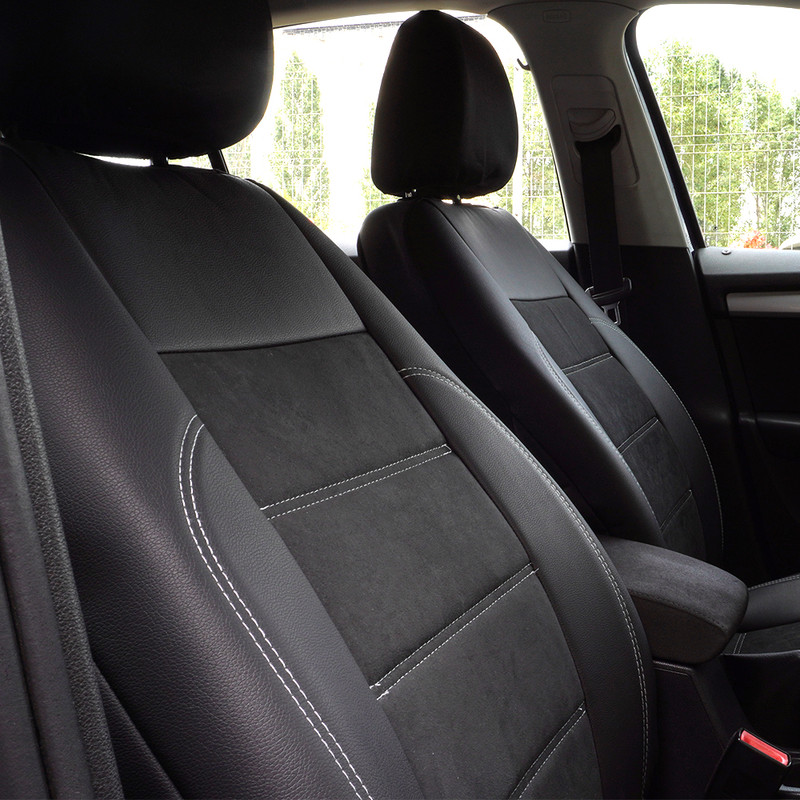 Set Huse Scaun Exclusive Leather Si Alcantara