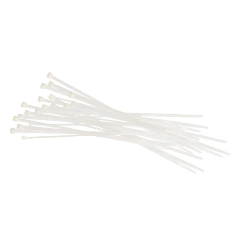 Coliere Nylon Albe 3.6*290 Mm Set 100 Buc